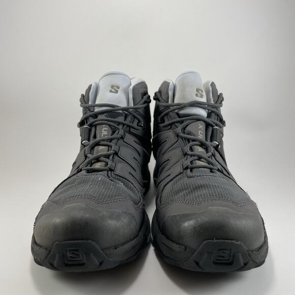 Salomon X Ultra Mid 04 Hiking Boots Womens Size 11 Gray Waterproof GTX Goretex - Picture 2 of 13